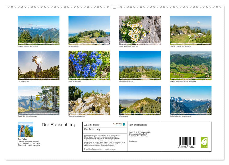 Der Rauschberg (CALVENDO Premium Wandkalender 2026)