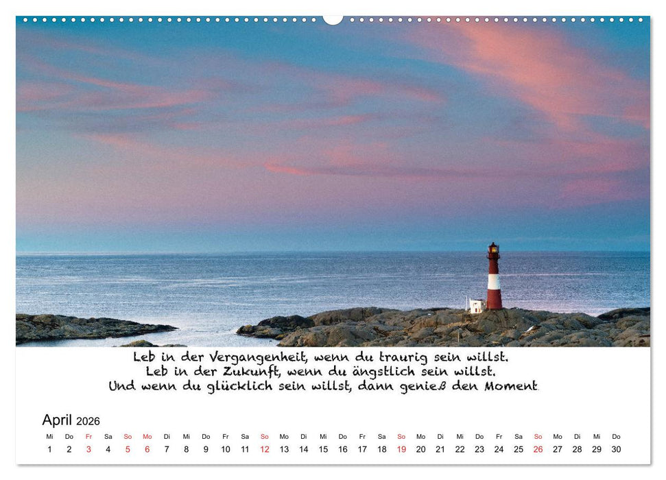 Meditation Wasser (CALVENDO Wandkalender 2026)