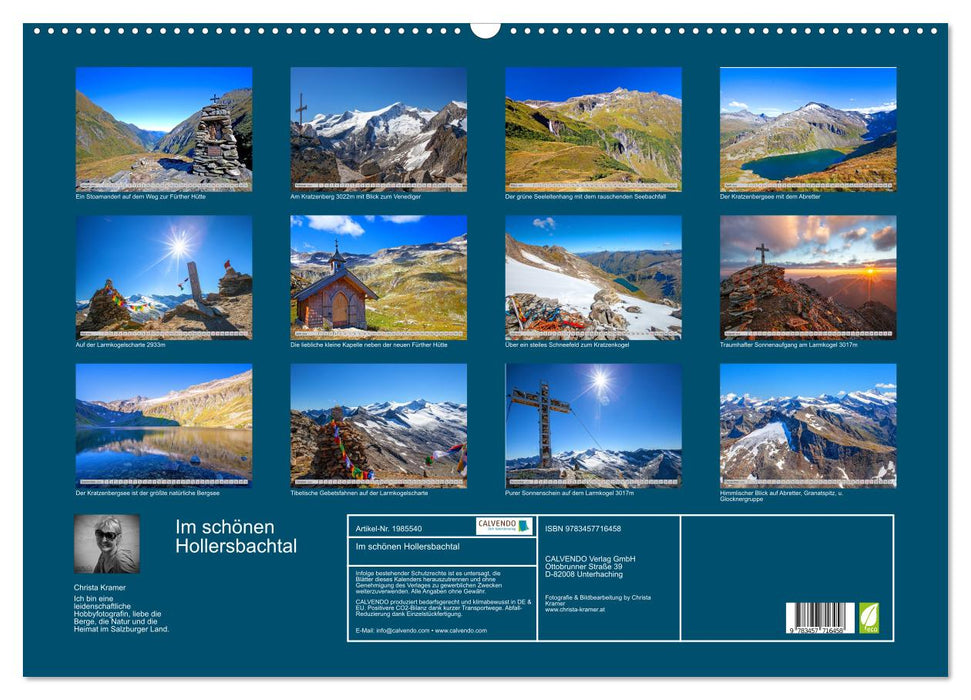 Im schönen Hollersbachtal (CALVENDO Wandkalender 2026)