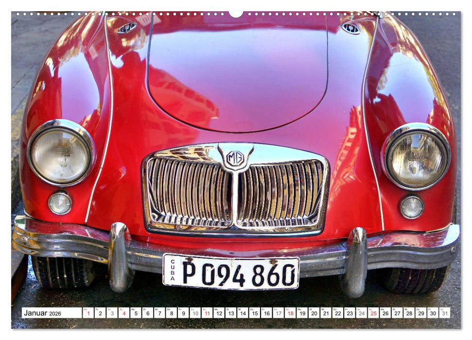 MGA Roadster - Filmstar auf Rädern (CALVENDO Wandkalender 2026)