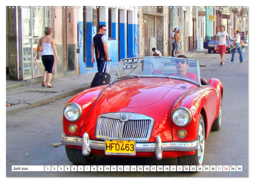MGA Roadster - Filmstar auf Rädern (CALVENDO Wandkalender 2026)