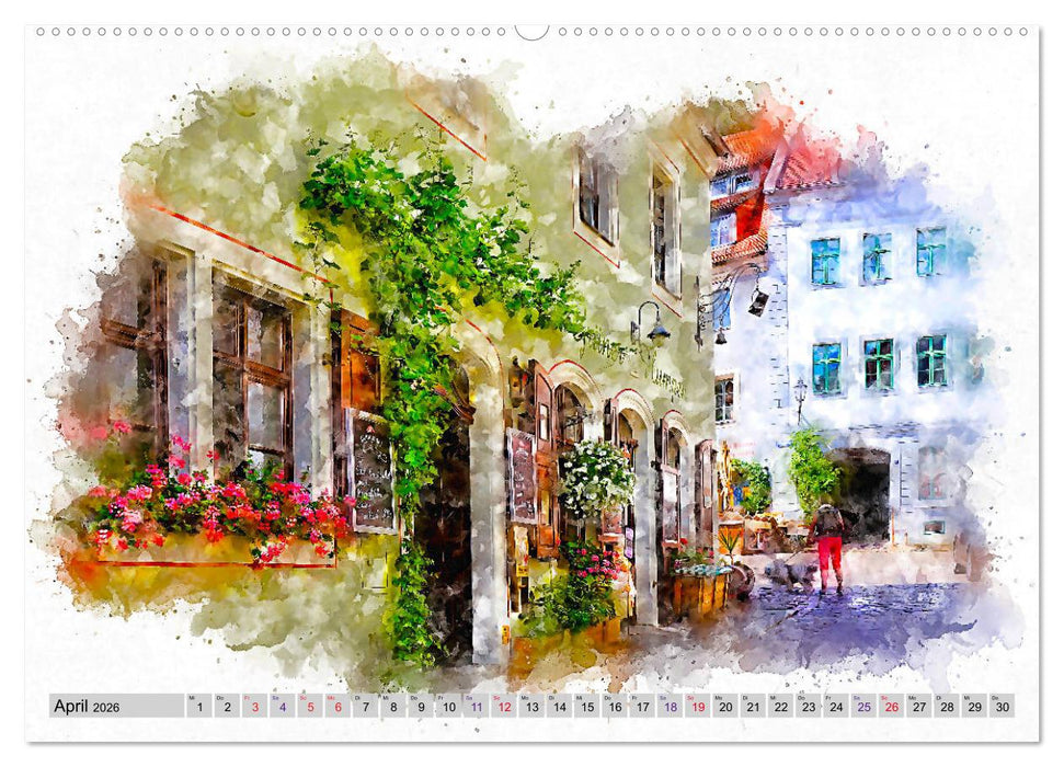 Malerisches Meißen (CALVENDO Premium Wandkalender 2026)