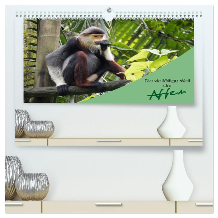 Die vielfältige Welt der Affen (CALVENDO Premium Wandkalender 2026)