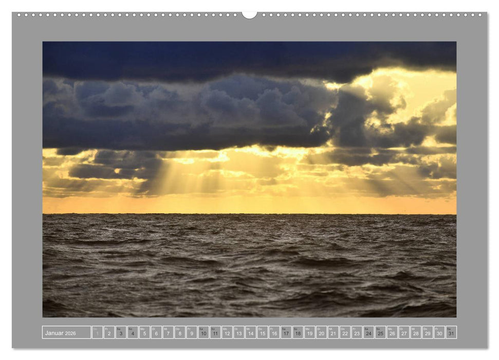 Nur Himmel und Meer (CALVENDO Premium Wandkalender 2026)