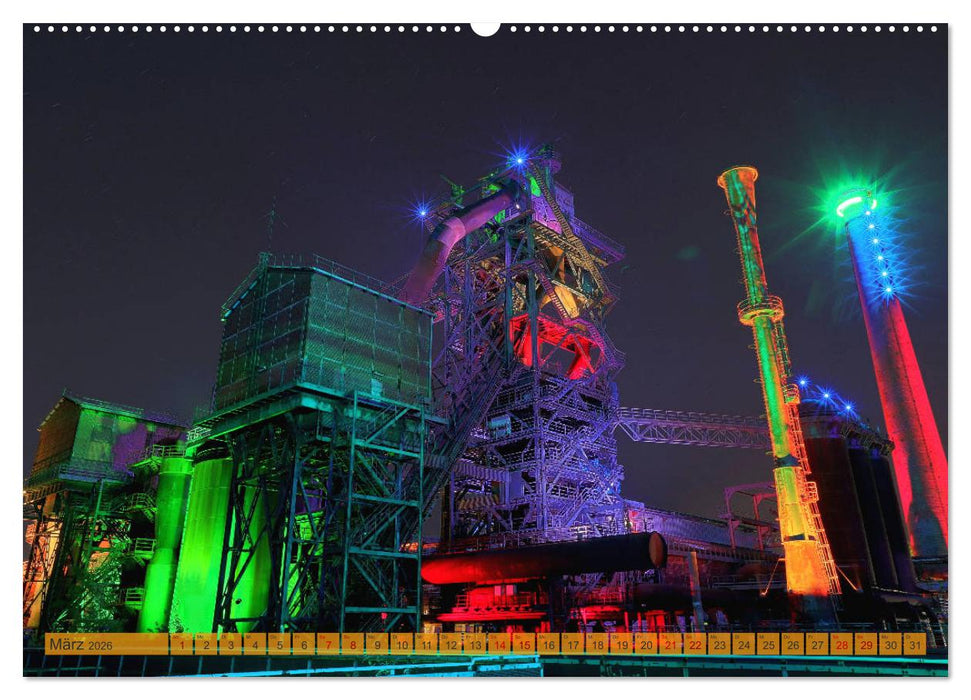 RUHRPOTT LICHTER (CALVENDO Premium Wandkalender 2026)