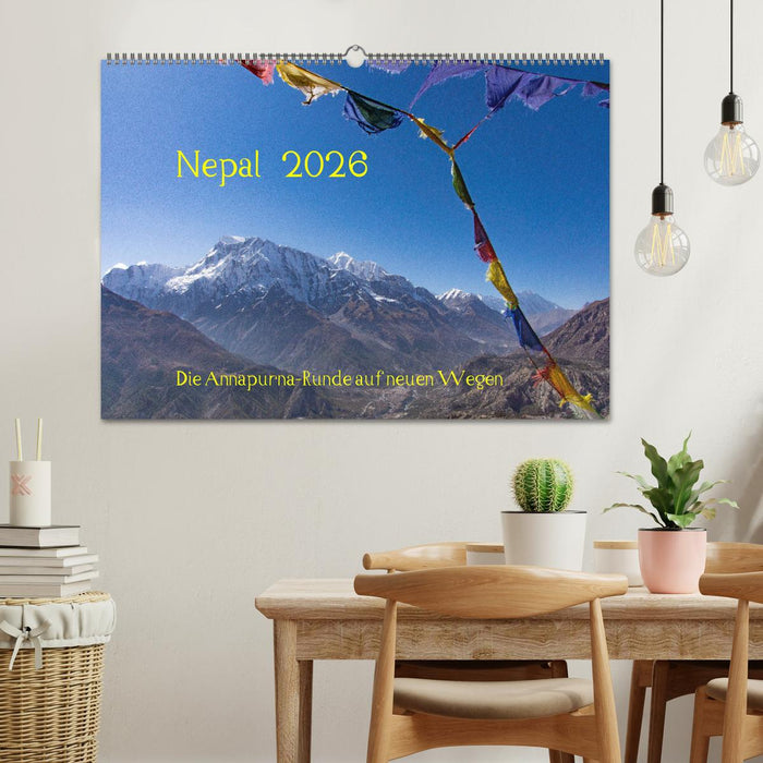 NEPAL - rund um die Annapurna (CALVENDO Wandkalender 2026)