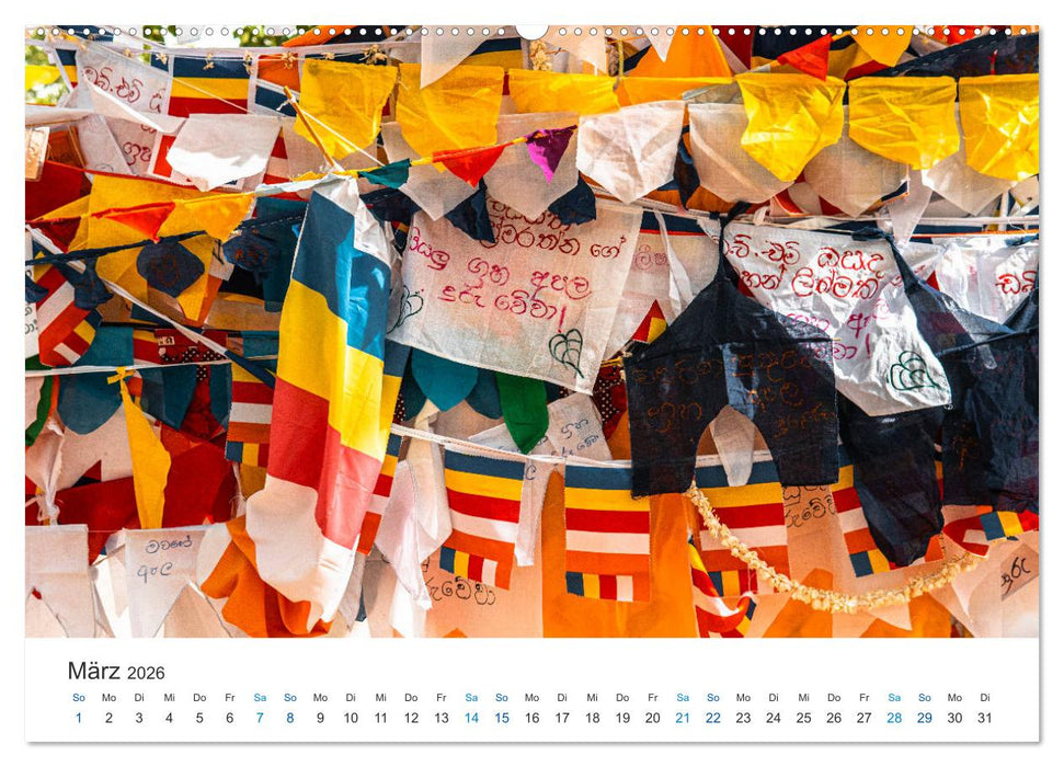 Traumziel Sri Lanka (CALVENDO Wandkalender 2026)