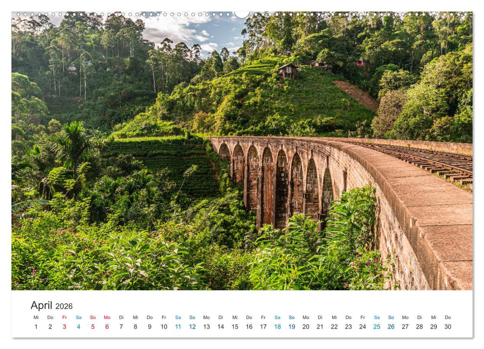 Traumziel Sri Lanka (CALVENDO Wandkalender 2026)