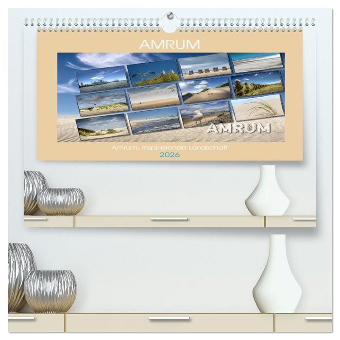 Amrum, inspirierende Landschaft (CALVENDO Premium Wandkalender 2026)