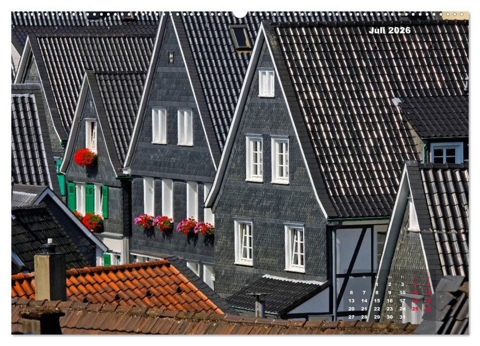 Bilderbogen Bergisches Land (CALVENDO Premium Wandkalender 2026)