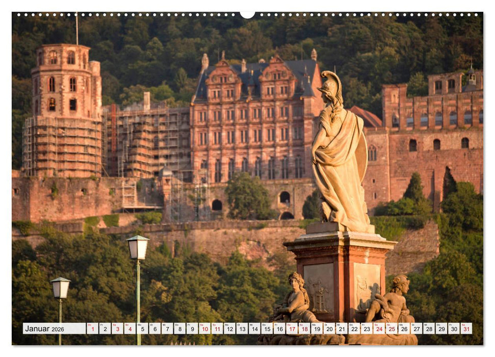 Heidelberg - Baden-Württemberg (CALVENDO Wandkalender 2026)