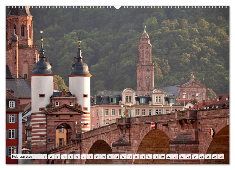 Heidelberg - Baden-Württemberg (CALVENDO Wandkalender 2026)