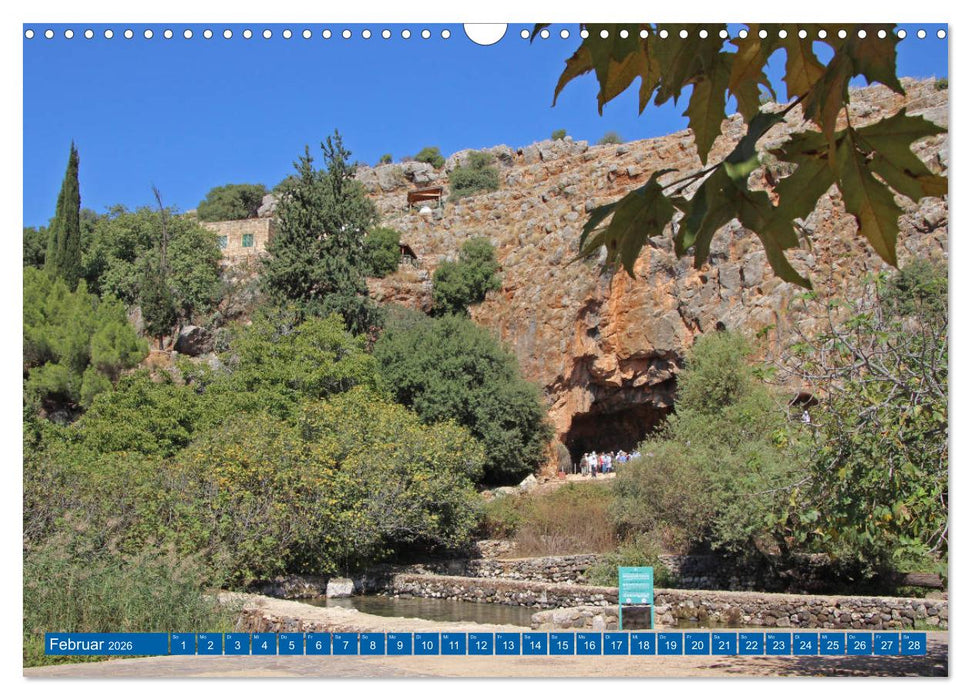 See Genezareth und Jordan-Fluss. Orte der Bibel (CALVENDO Wandkalender 2026)