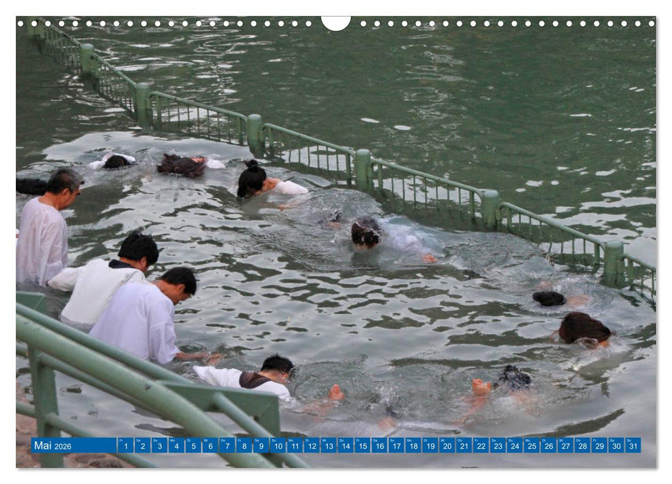See Genezareth und Jordan-Fluss. Orte der Bibel (CALVENDO Wandkalender 2026)
