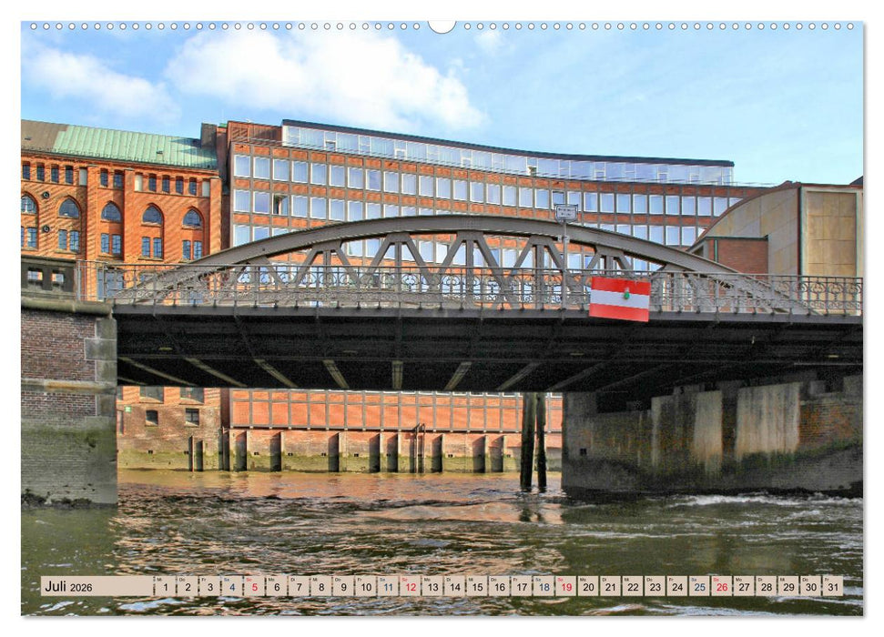 Hamburg - Ein Tag in der Speicherstadt (CALVENDO Premium Wandkalender 2026)