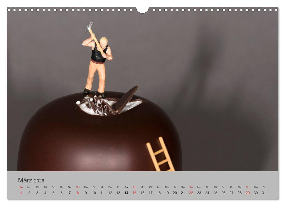 Miniaturen - Das Leben der Minis (CALVENDO Wandkalender 2026)