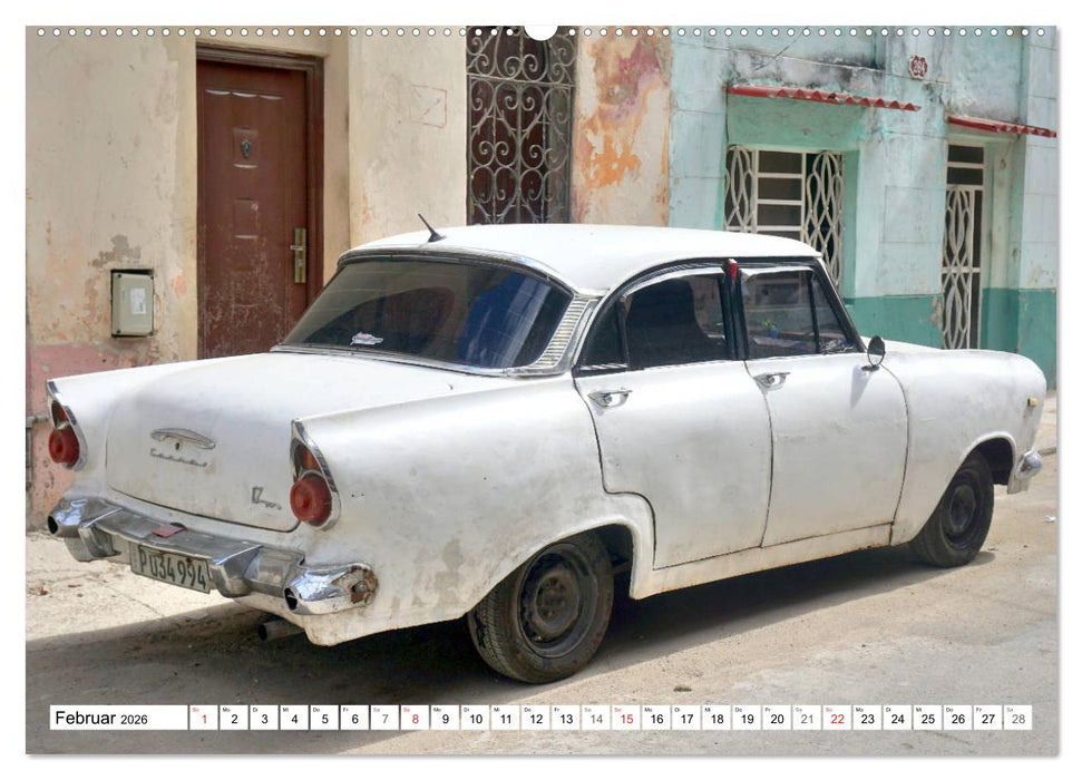 Ford Taunus P2 - 17M - Ein Klassiker aus Köln in Kuba (CALVENDO Wandkalender 2026)
