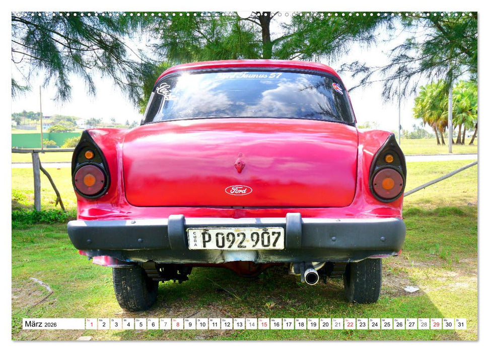 Ford Taunus P2 - 17M - Ein Klassiker aus Köln in Kuba (CALVENDO Wandkalender 2026)