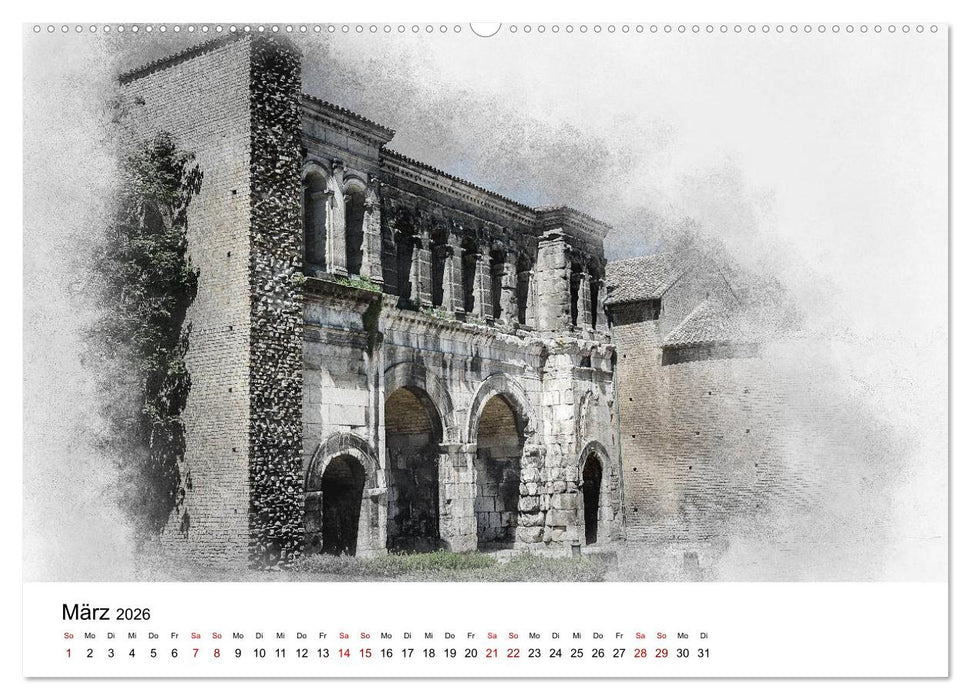 Zur Zeit der römischen Legion (CALVENDO Premium Wandkalender 2026)