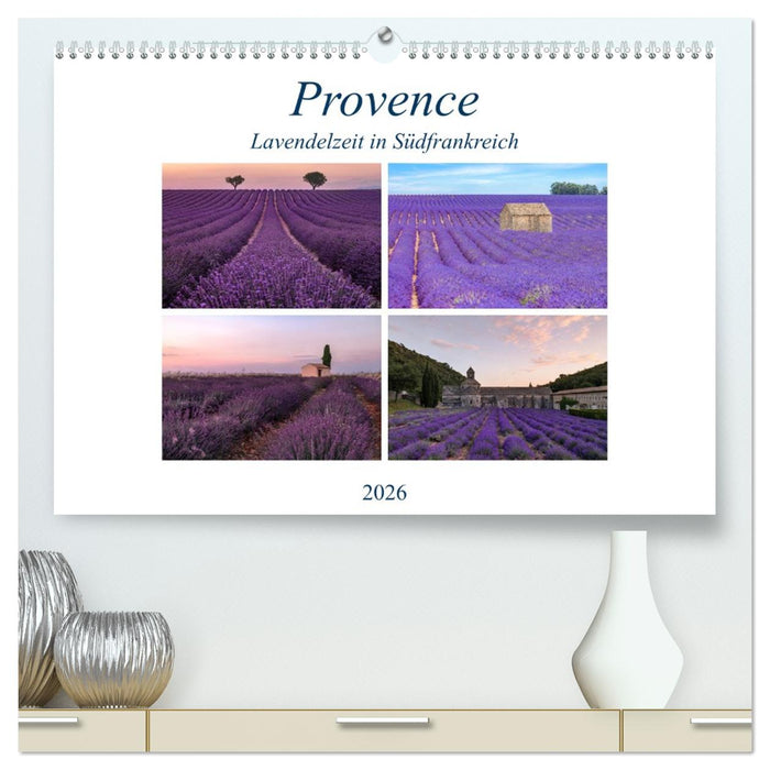 Provence, Lavendelzeit in Südfrankreich (CALVENDO Premium Wandkalender 2026)