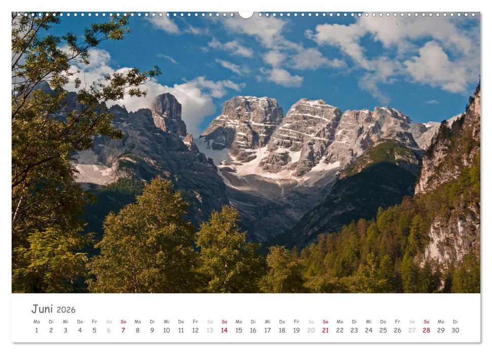 Südtirol - Land der Berge und Seen (CALVENDO Premium Wandkalender 2026)