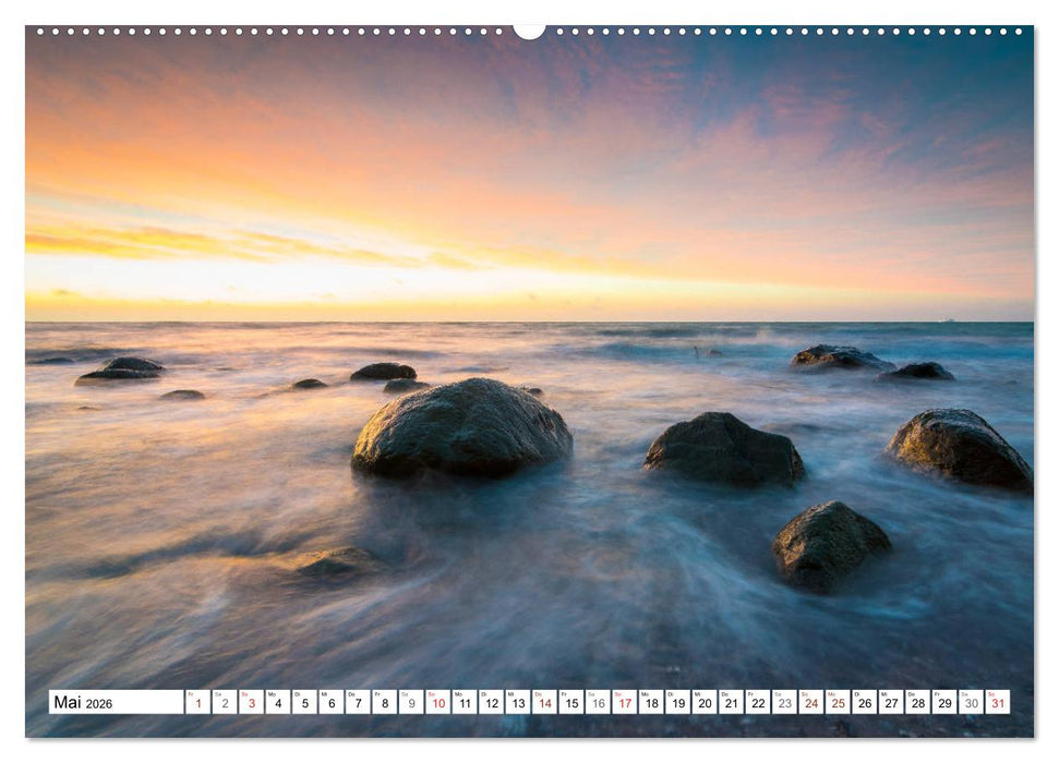 Insel Rügen - Die Küste von Sellin bis Kap Arkona (CALVENDO Premium Wandkalender 2026)