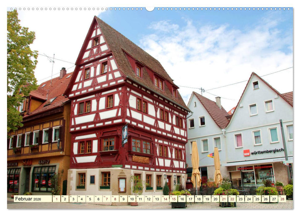 Unterwegs im Schwaben-Land (CALVENDO Premium Wandkalender 2026)