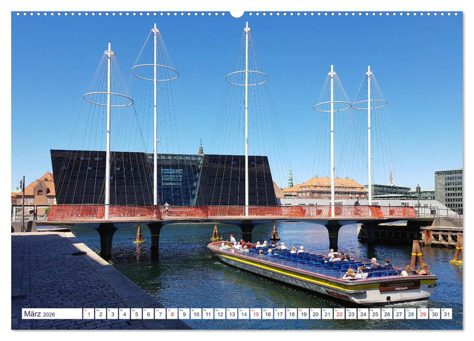 Sommer in Kopenhagen (CALVENDO Premium Wandkalender 2026)