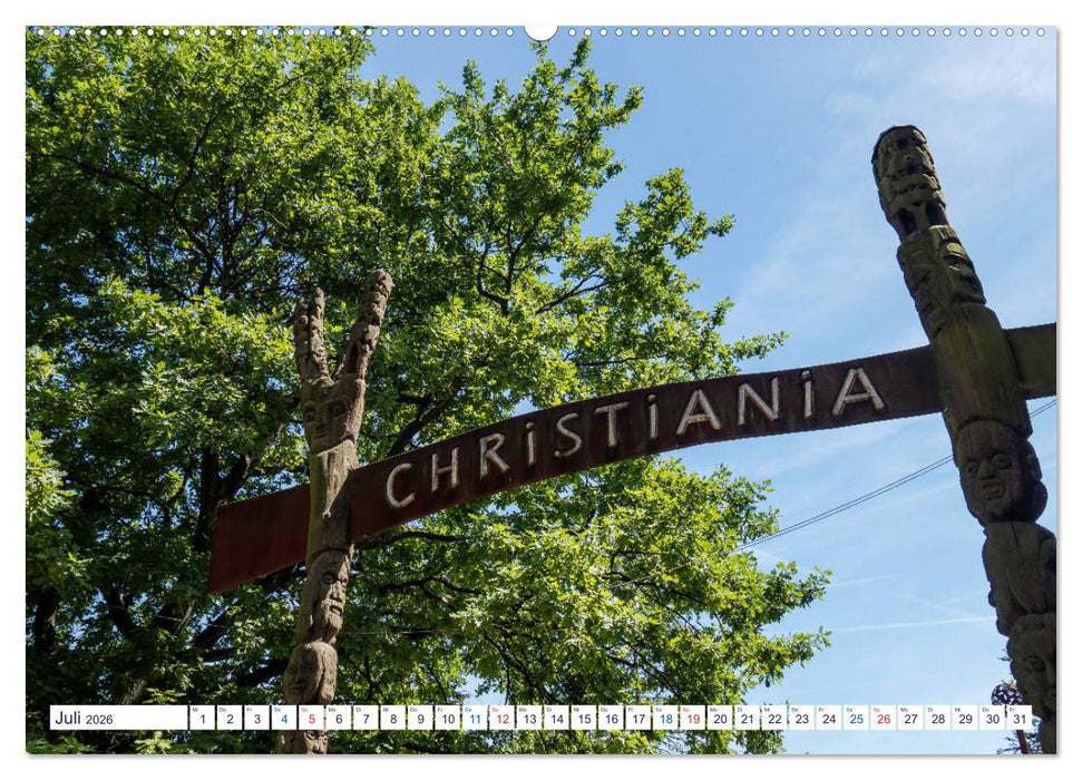 Sommer in Kopenhagen (CALVENDO Premium Wandkalender 2026)