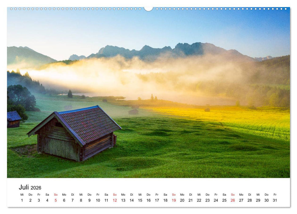 Landschaften vom Licht geküßt (CALVENDO Premium Wandkalender 2026)