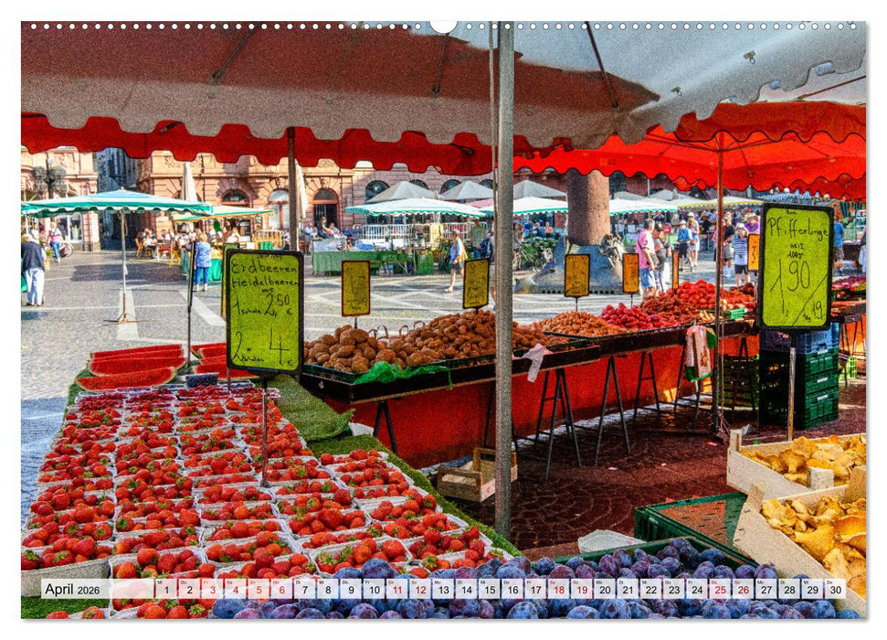 Mainz - Lebensfreude in RheinKultur (CALVENDO Premium Wandkalender 2026)