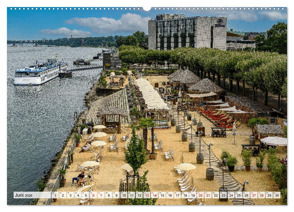 Mainz - Lebensfreude in RheinKultur (CALVENDO Premium Wandkalender 2026)