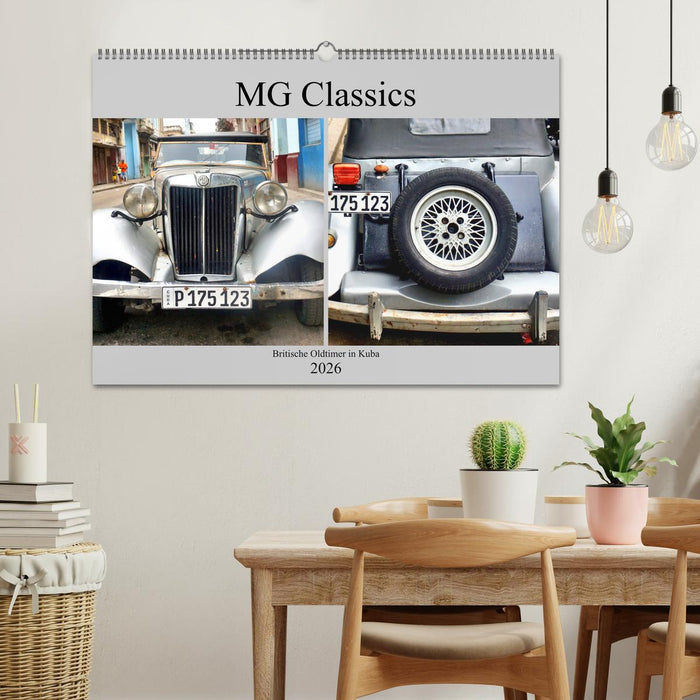 MG Classics - Britische Oldtimer in Kuba (CALVENDO Wandkalender 2026)
