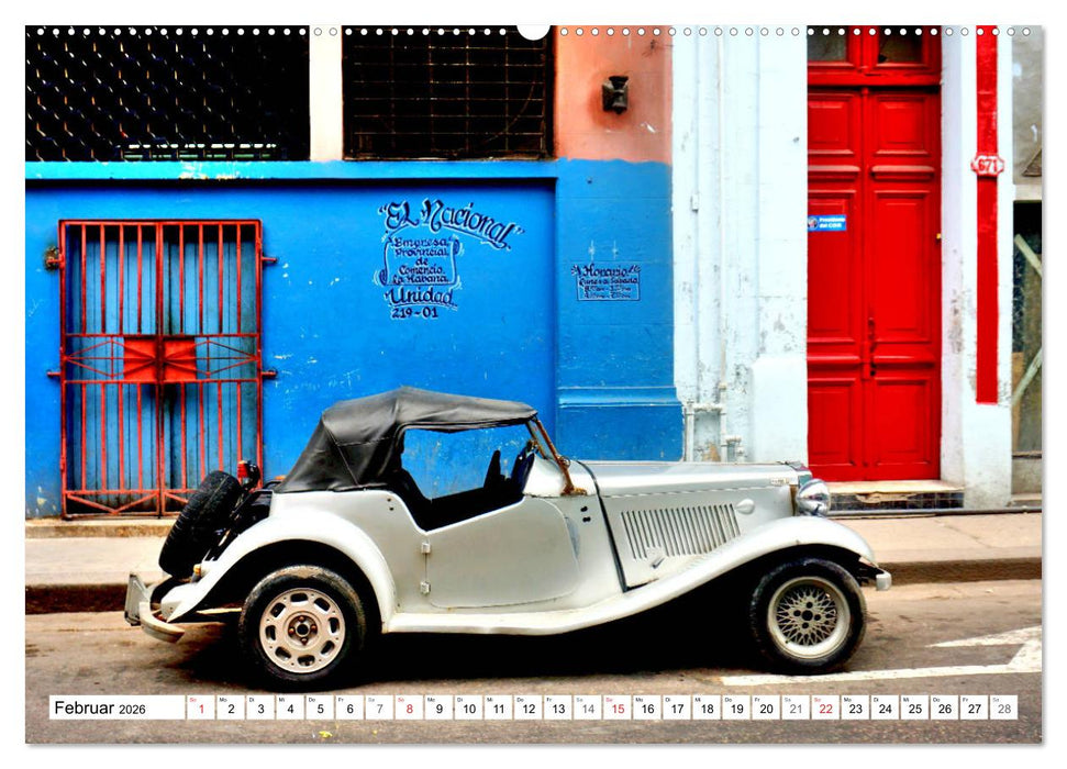 MG Classics - Britische Oldtimer in Kuba (CALVENDO Wandkalender 2026)