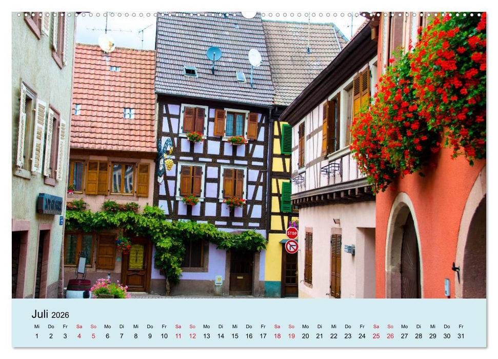 Elsass- und Vogesenträume (CALVENDO Premium Wandkalender 2026)