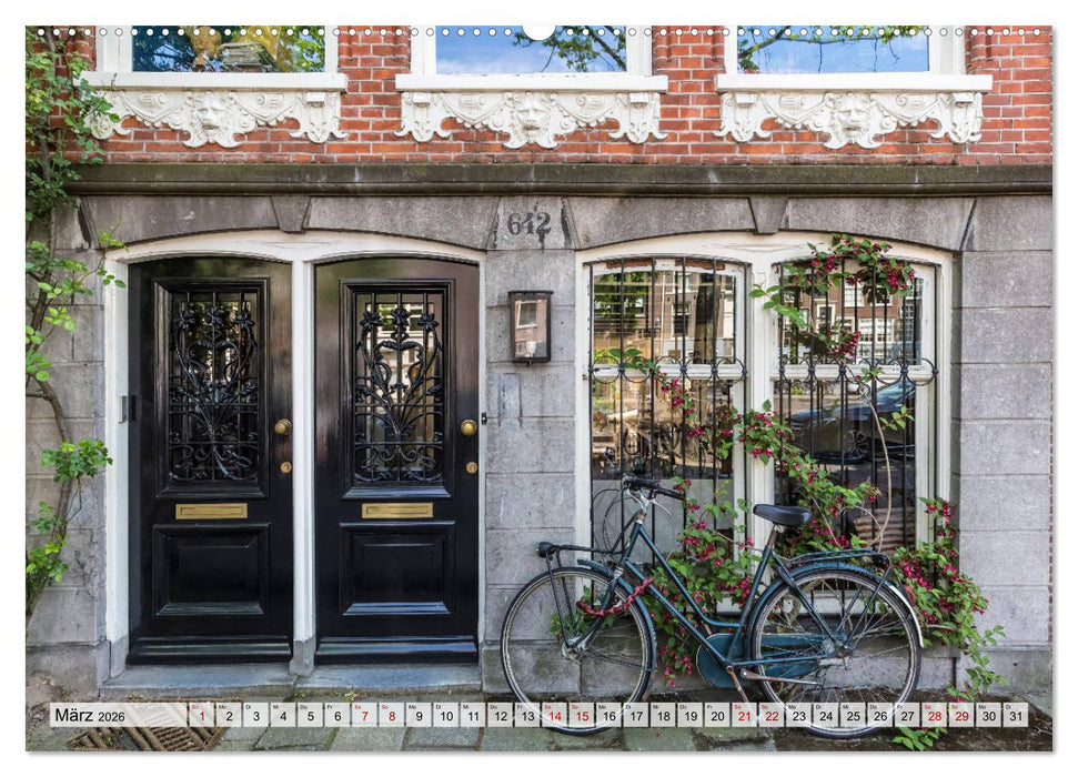 AMSTERDAM Idylle und Historie (CALVENDO Premium Wandkalender 2026)