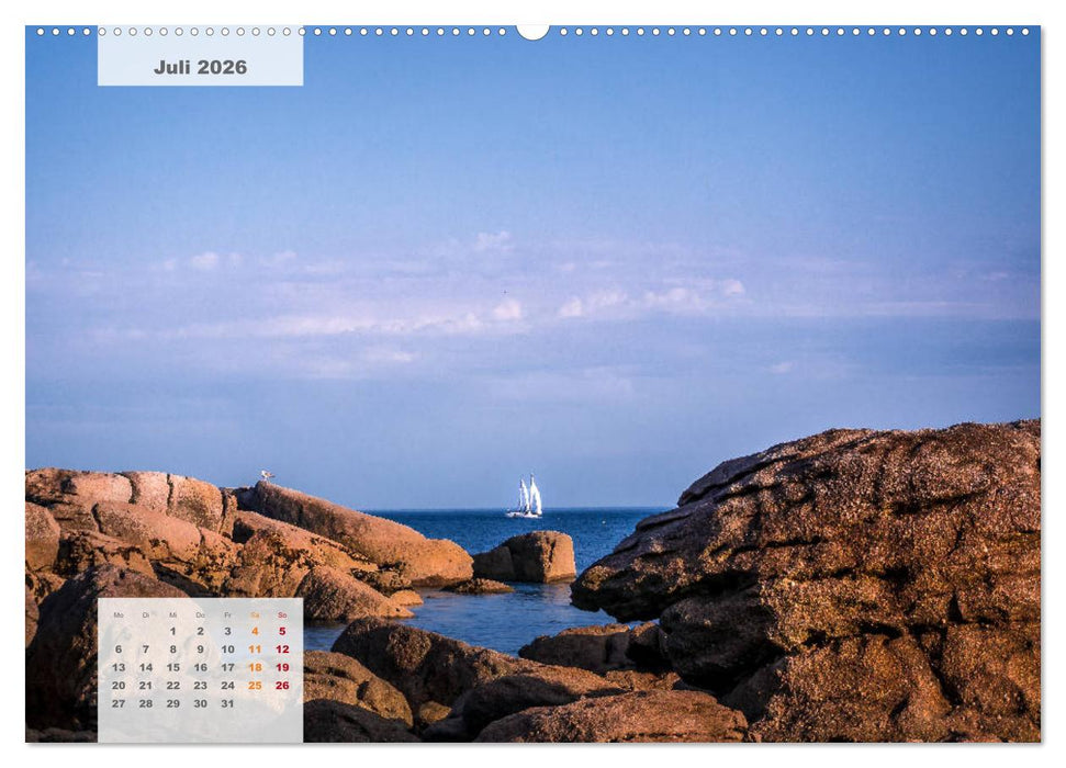 Bretagne - Küste im Licht (CALVENDO Premium Wandkalender 2026)