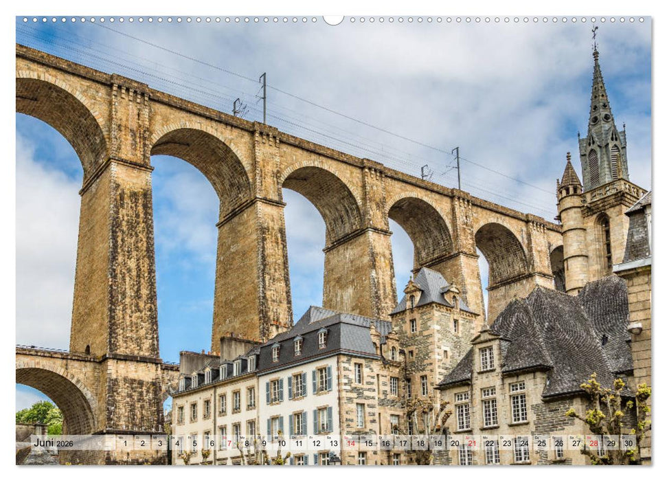 Bretagne - Felsenküste, Sandstrände und viel zu sehen (CALVENDO Wandkalender 2026)