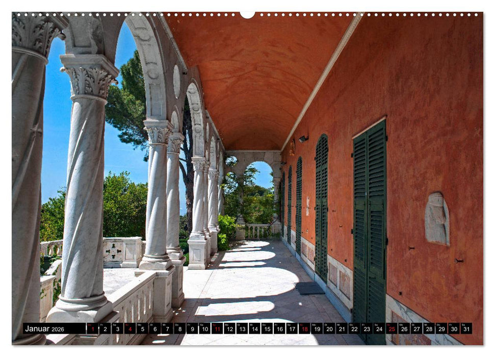 Zauberhafte Riviera - Die Hanbury Gärten (CALVENDO Premium Wandkalender 2026)