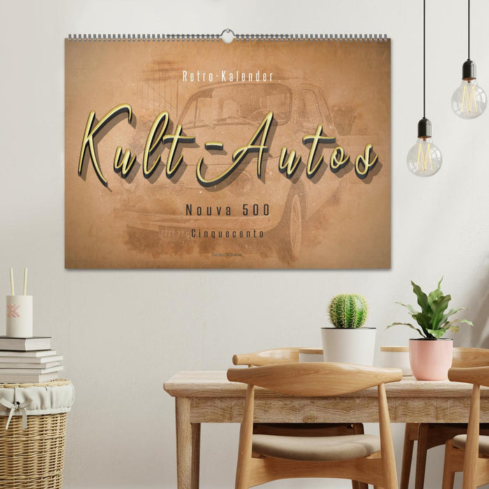 Kult-Autos, Nuova 500 (CALVENDO Wandkalender 2026)