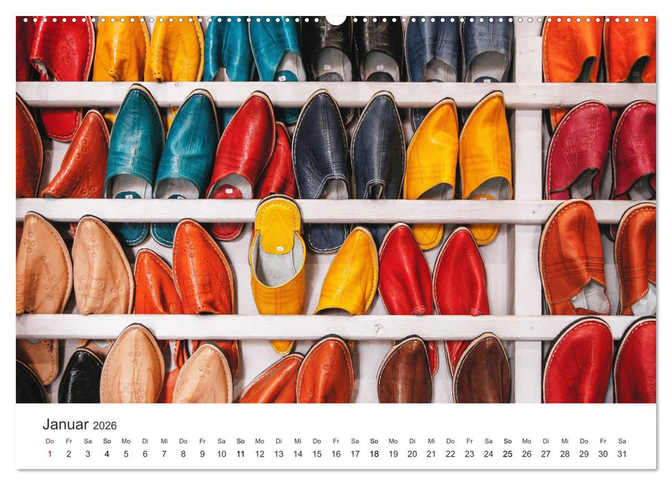 Das farbenfrohe Marokko (CALVENDO Wandkalender 2026)