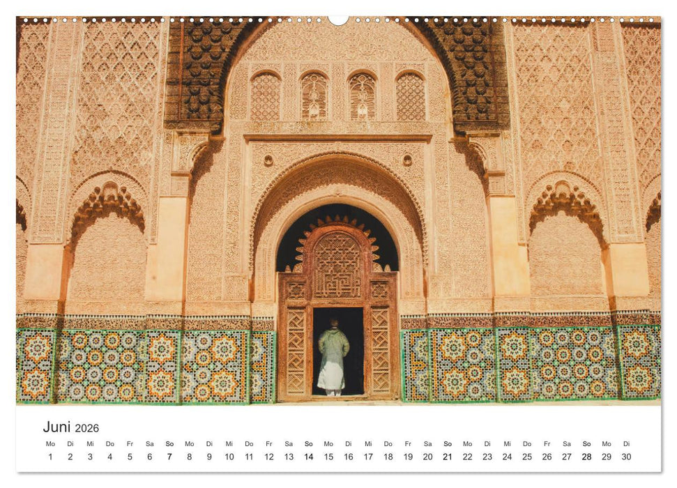 Das farbenfrohe Marokko (CALVENDO Wandkalender 2026)