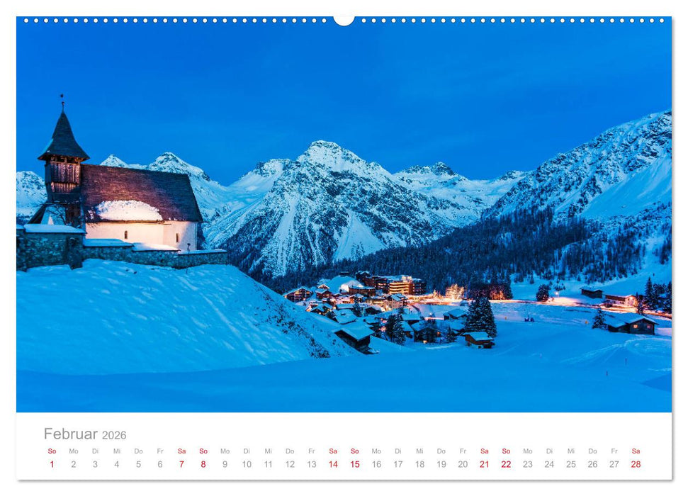 TRAUMZIELE DER SCHWEIZ Impressionen (CALVENDO Premium Wandkalender 2026)
