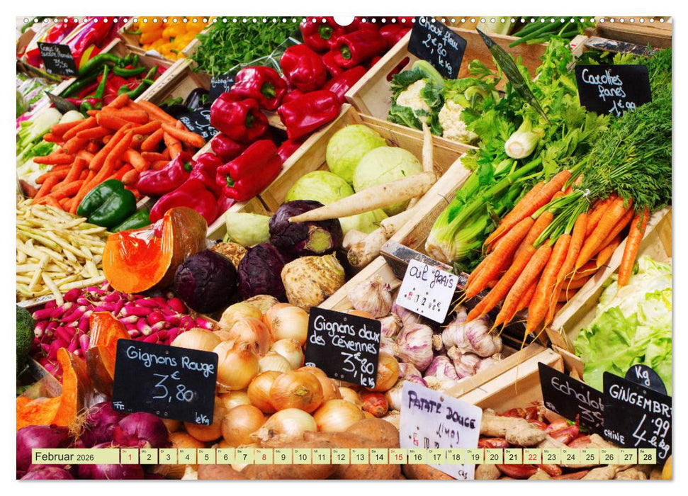 Märkte der Welt - fotografische Impressionen von Märkten berühmter Städte (CALVENDO Wandkalender 2026)