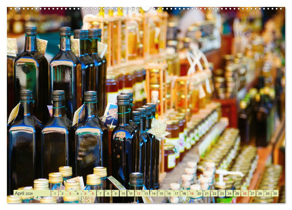 Märkte der Welt - fotografische Impressionen von Märkten berühmter Städte (CALVENDO Wandkalender 2026)