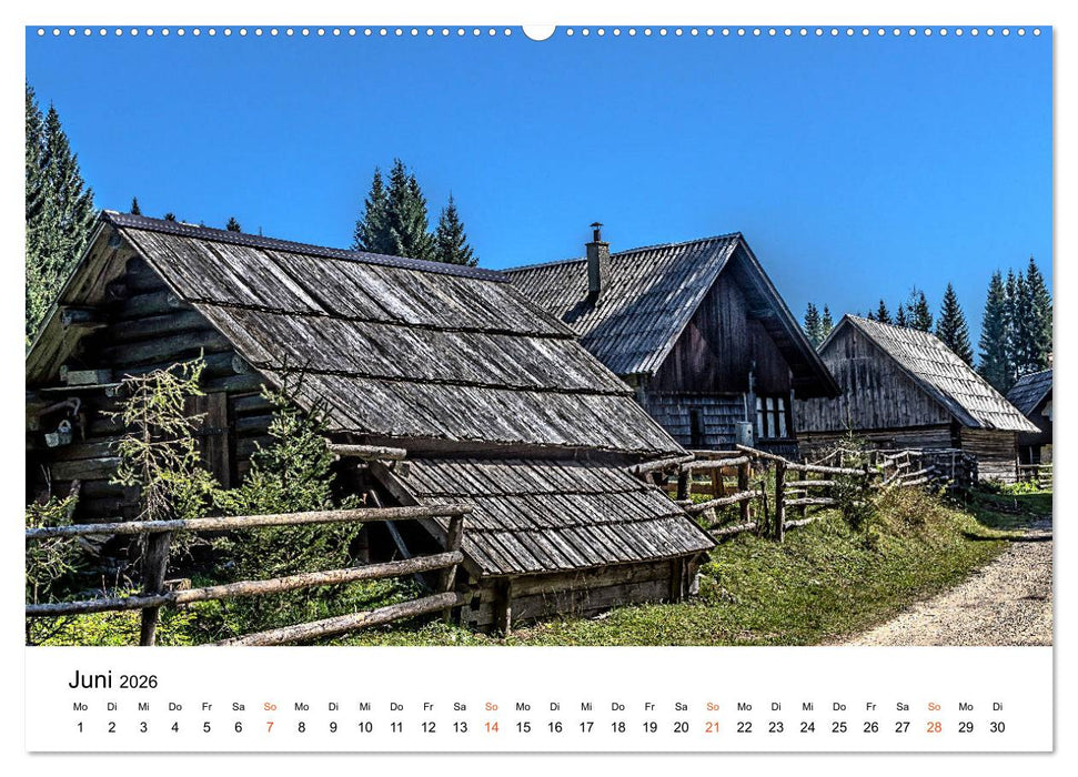 Oberkrain und Triglav-Nationalpark (CALVENDO Wandkalender 2026)
