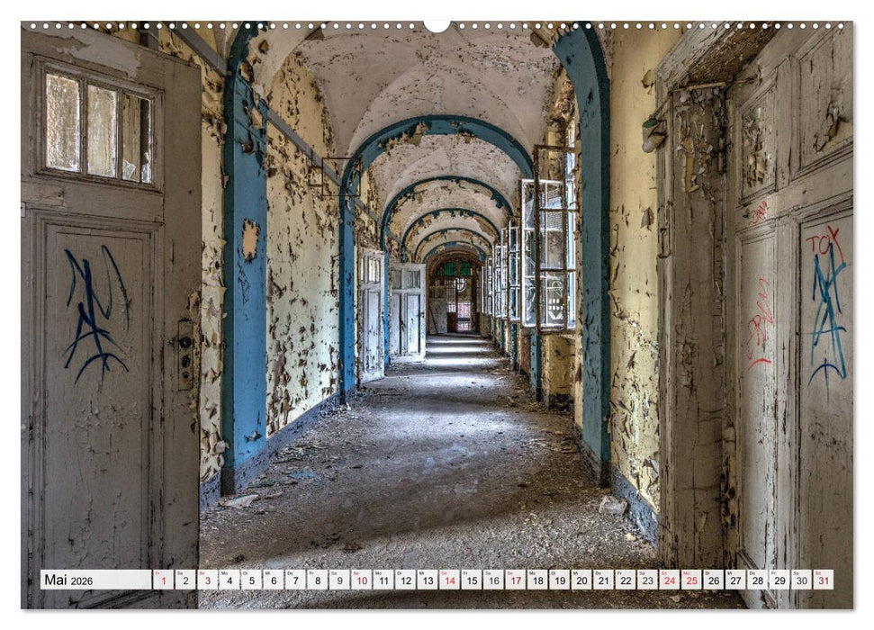 Heilstätten - verlassen und vergessen (CALVENDO Premium Wandkalender 2026)