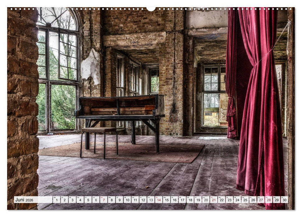 Heilstätten - verlassen und vergessen (CALVENDO Premium Wandkalender 2026)