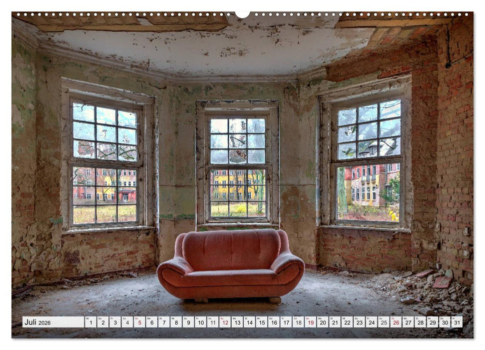 Heilstätten - verlassen und vergessen (CALVENDO Premium Wandkalender 2026)