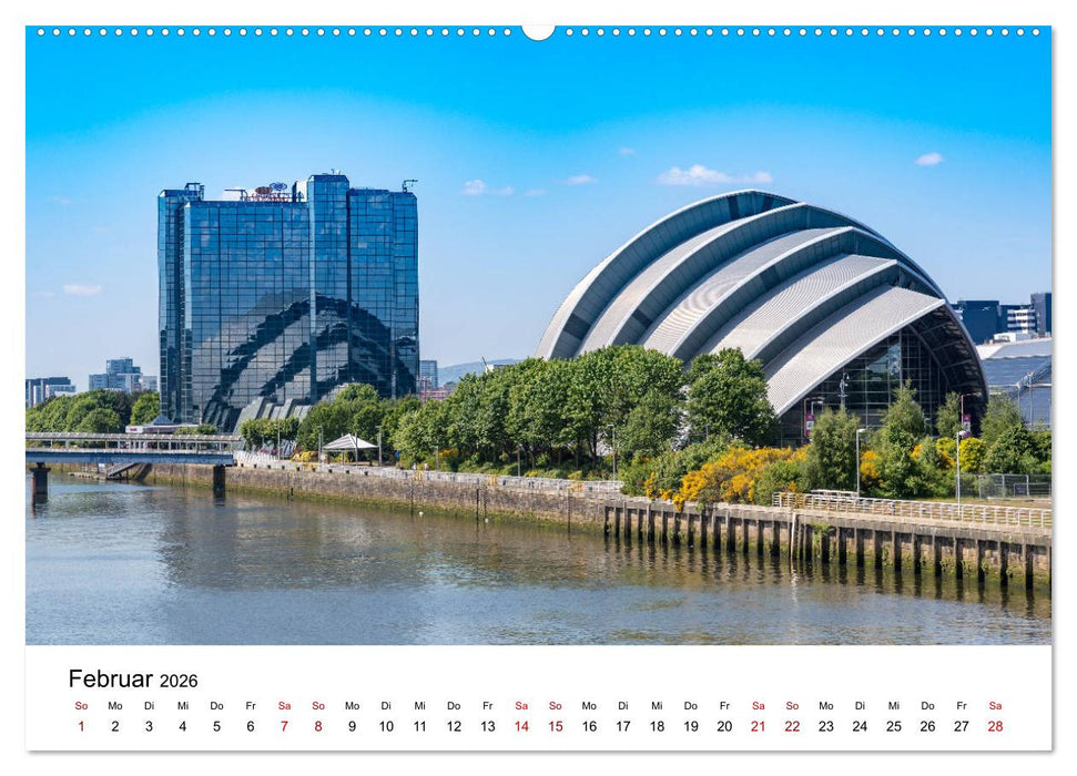Faszination Glasgow (CALVENDO Premium Wandkalender 2026)